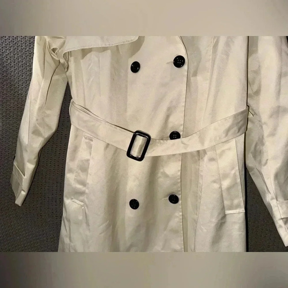 Garemcy Women's Long Waterproof Trench Coat Double Breasted Classic Lapel Belted - Picture 5 of 16